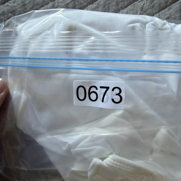 Tory Burch Sport T-Shirt Womens LG White Hi/Lo Modal Long Sleeve Stretch Layer - Picture 10 of 10